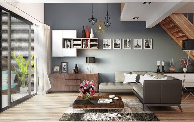 Designed living room